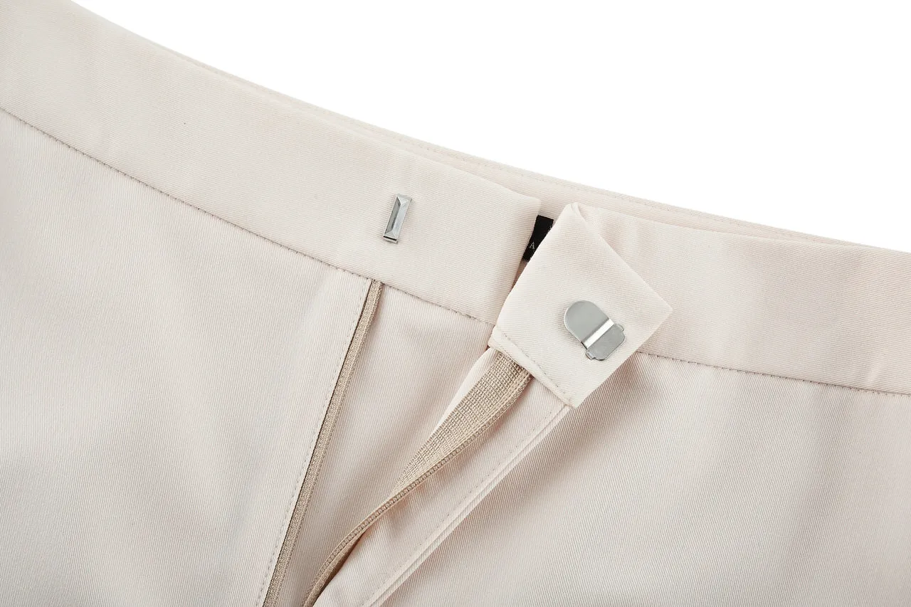 Cool Touch & Anti UV Twill Cigarette Suit Pants