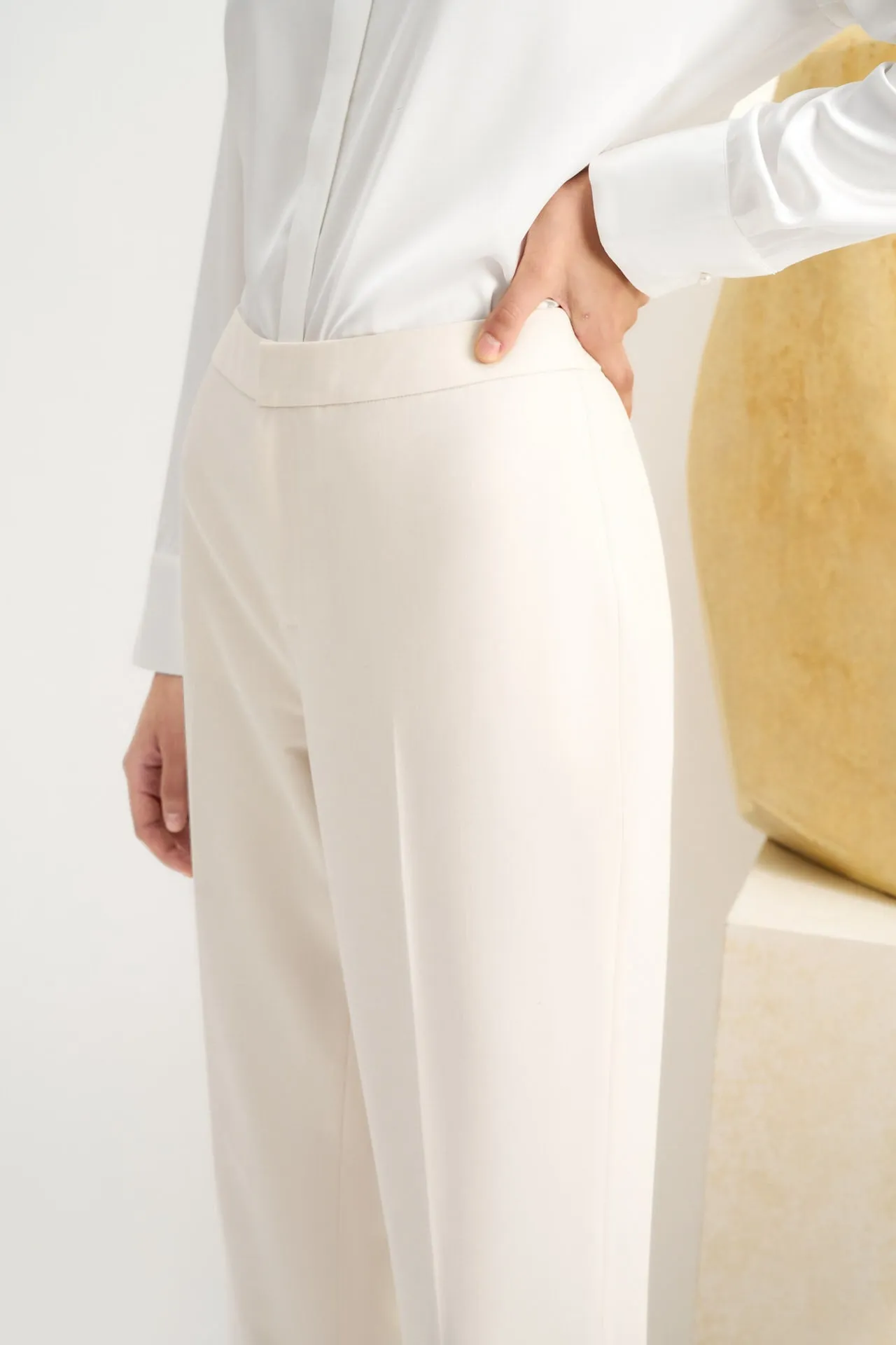 Cool Touch & Anti UV Twill Cigarette Suit Pants