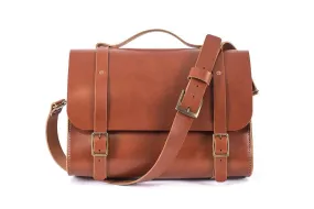 COOPER SATCHEL LEATHER SATCHEL BRIEFCASE