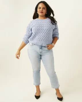 Cordelia Slim Straight-Leg Jeans | Light Wash
