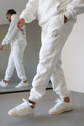 Core Logo Joggers - White