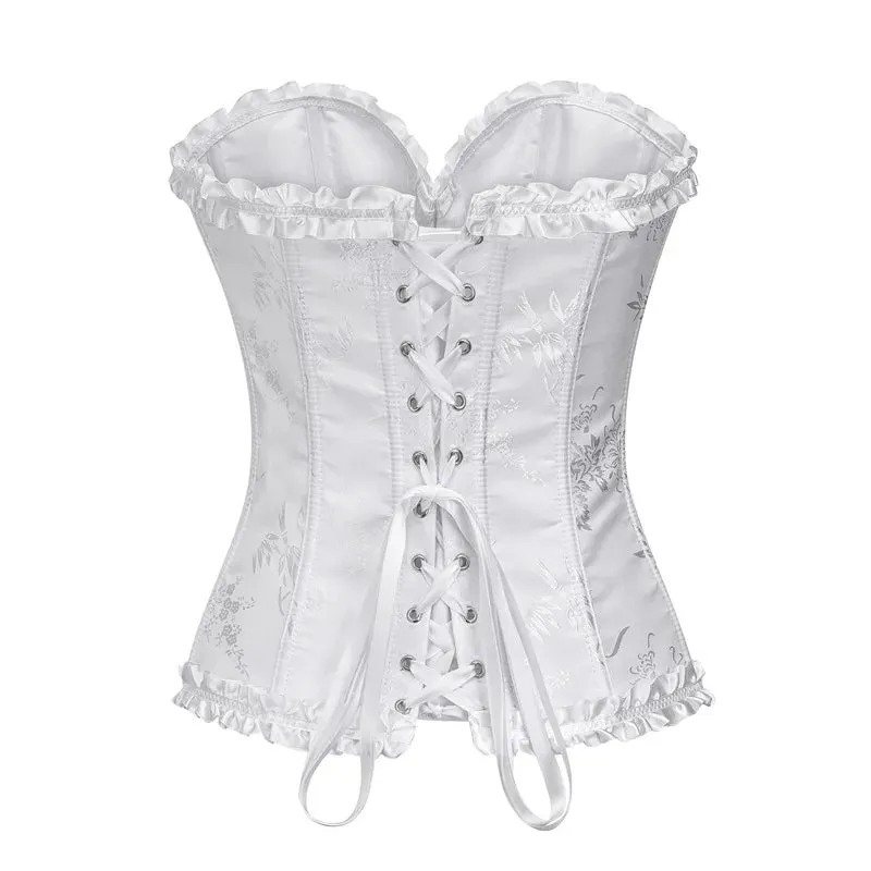 Corset, bridal bustier lace up back  corset
