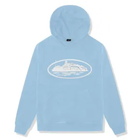 Corteiz Alcatraz Baby Blue Hoodie