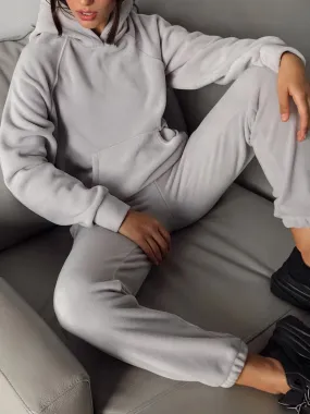 Cosy Loose Pocket Hoodies Two-Piece Suit