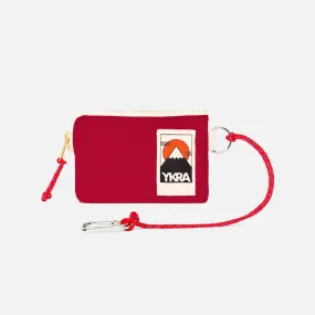 Cotton Canvas Mini Wallet - Bordeaux