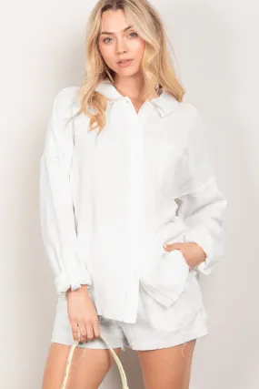 Cotton Gauze Woven Short Set
