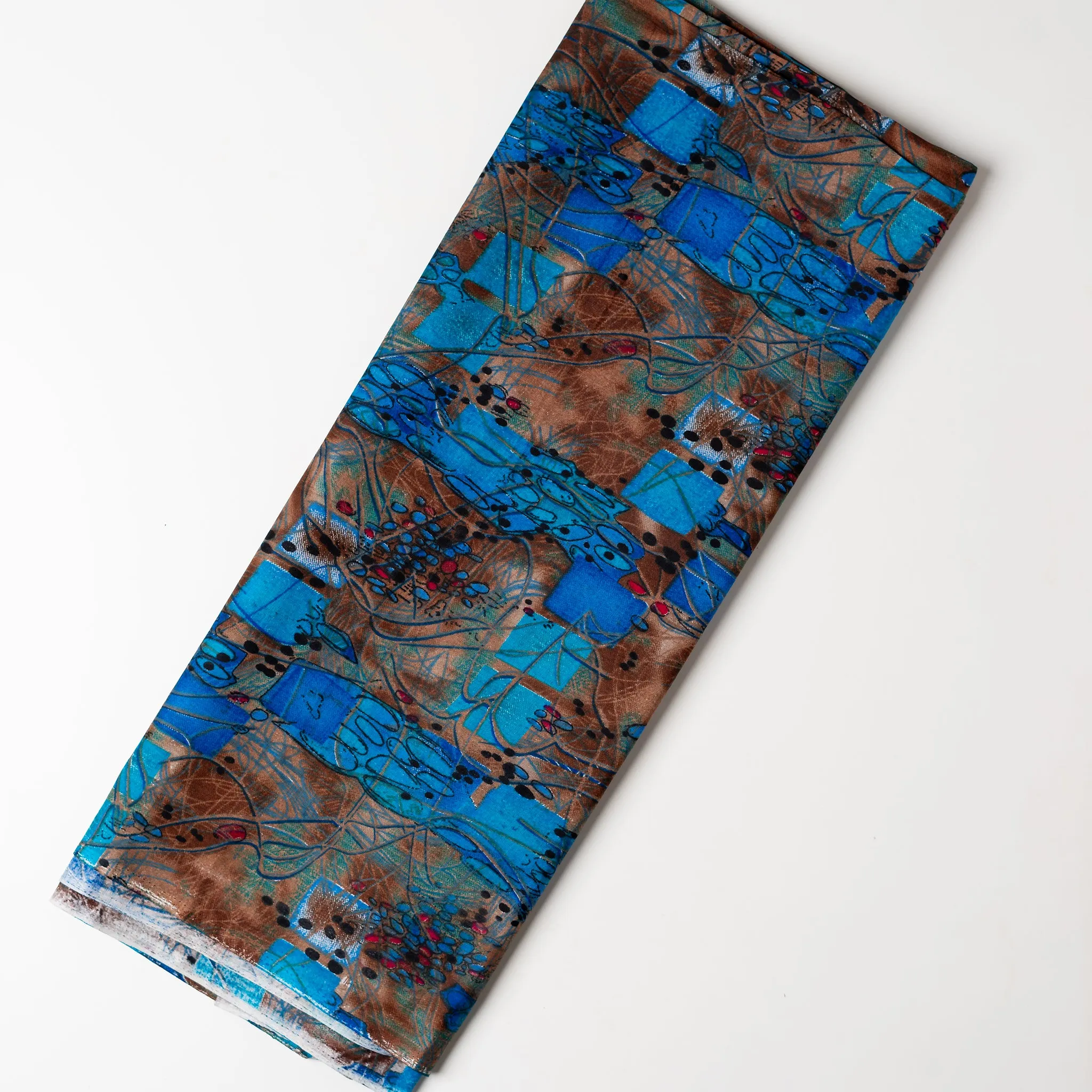 Cotton Multi Color Printed Fabric (Multi)