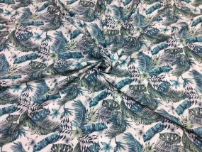 COTTON POPLIN JUNGLE PRINT 58" Wide