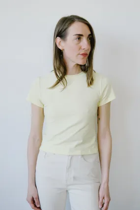 cotton t-shirt - palooma - lime sorbet