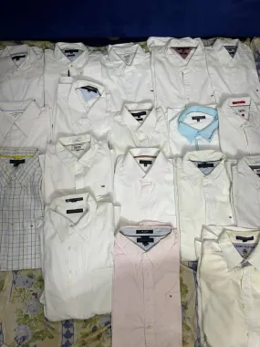 Cotton white shirts Ralph Lauren/Tommy - 46 pcs