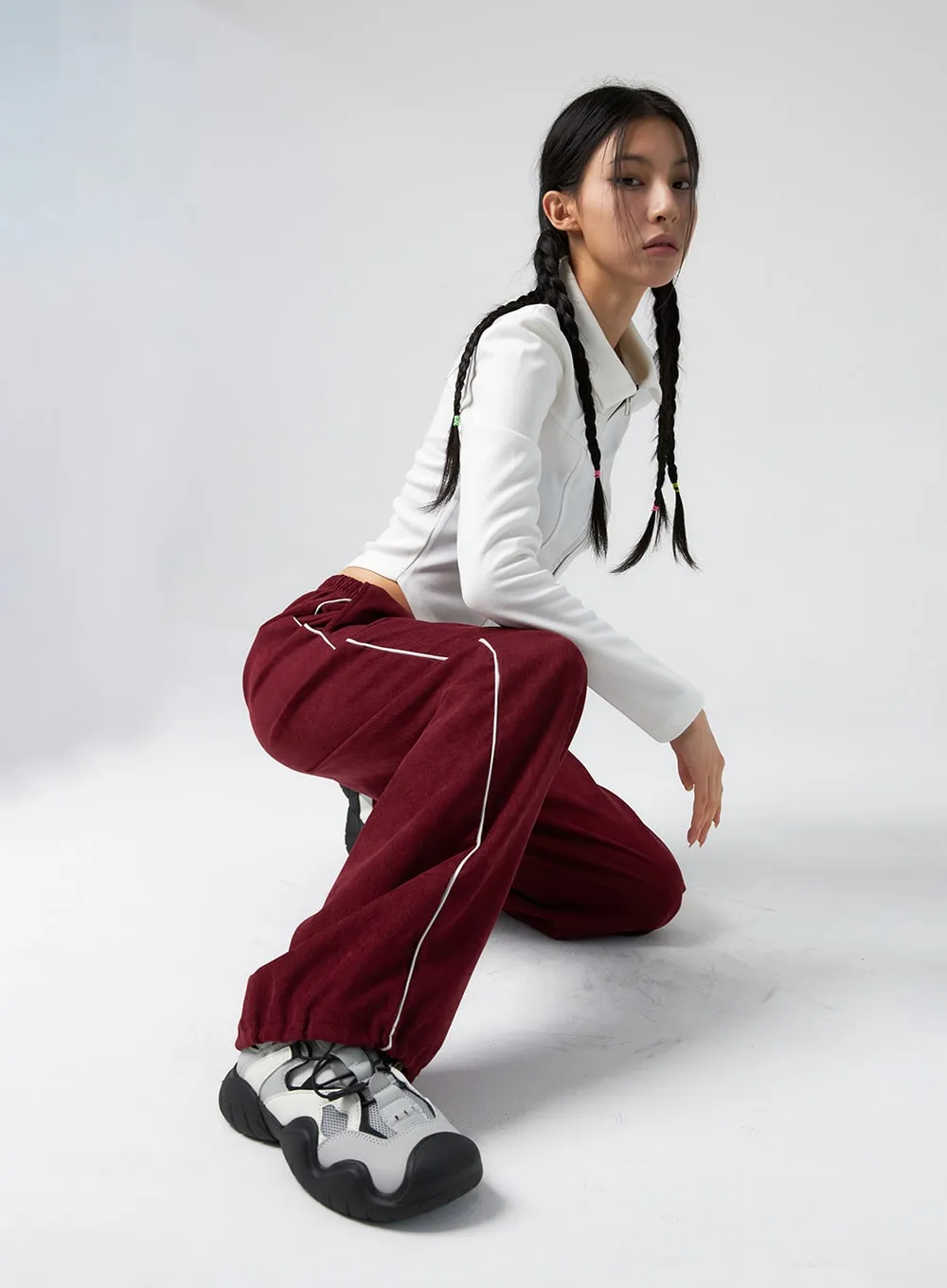 Courdroy Track Pants IS327