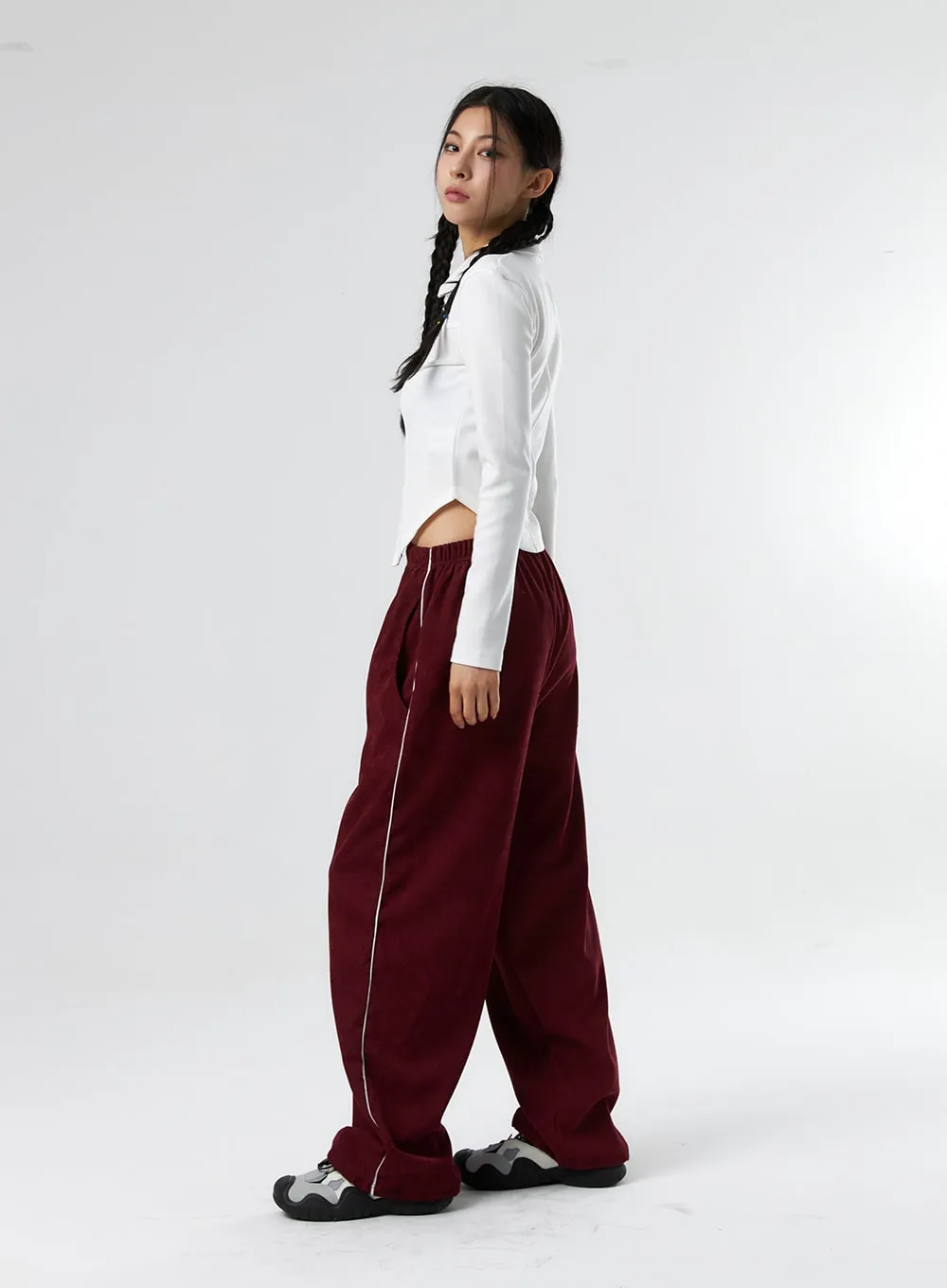 Courdroy Track Pants IS327