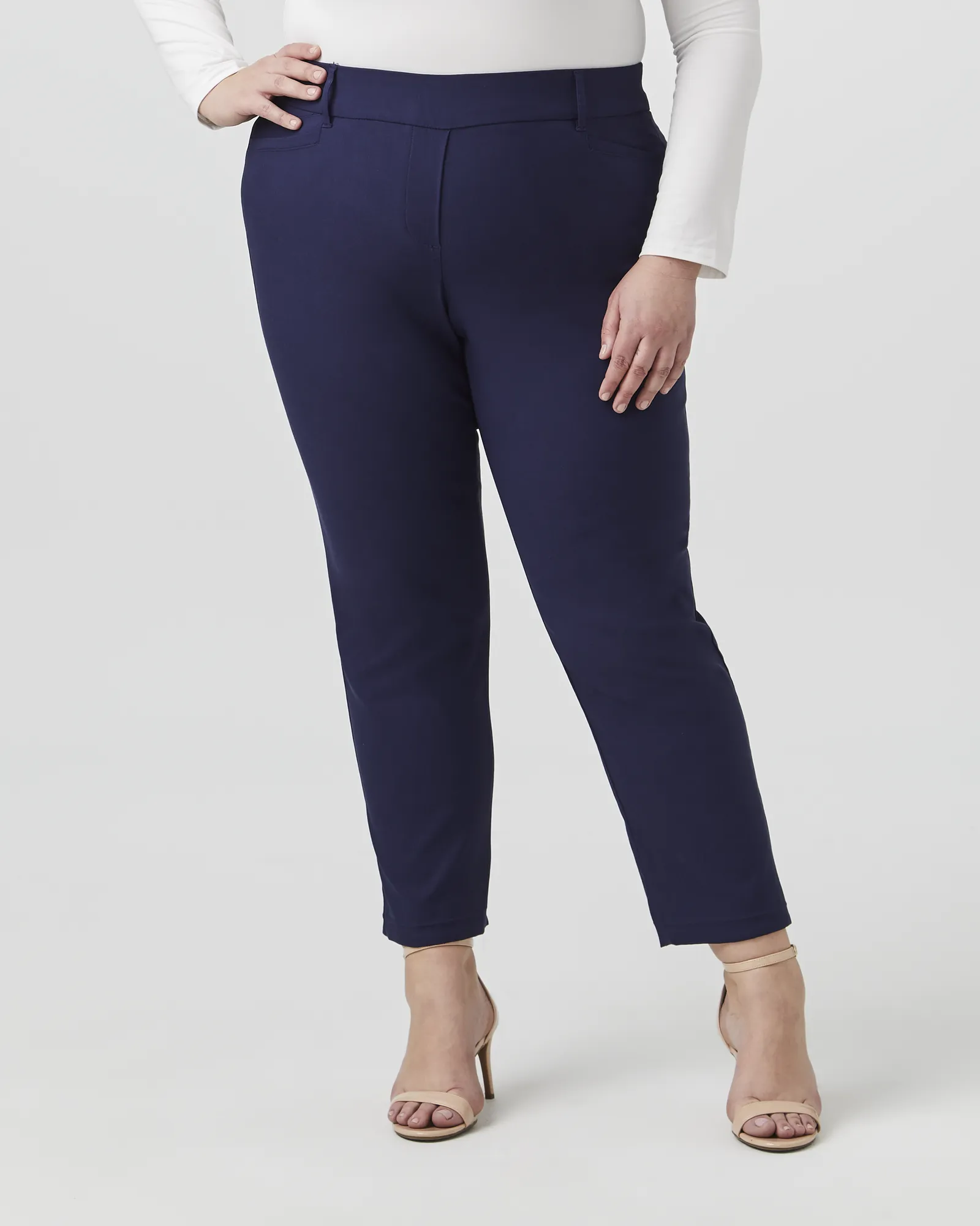Coventry Petite Straight Leg Work Trouser | Navy