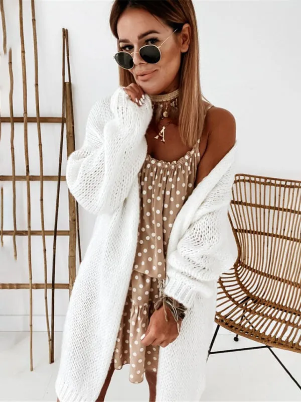 Cozy Open Front Cardigan for Trendy Women