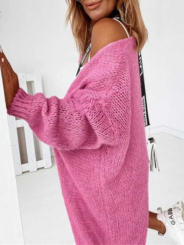 Cozy Open Front Cardigan for Trendy Women