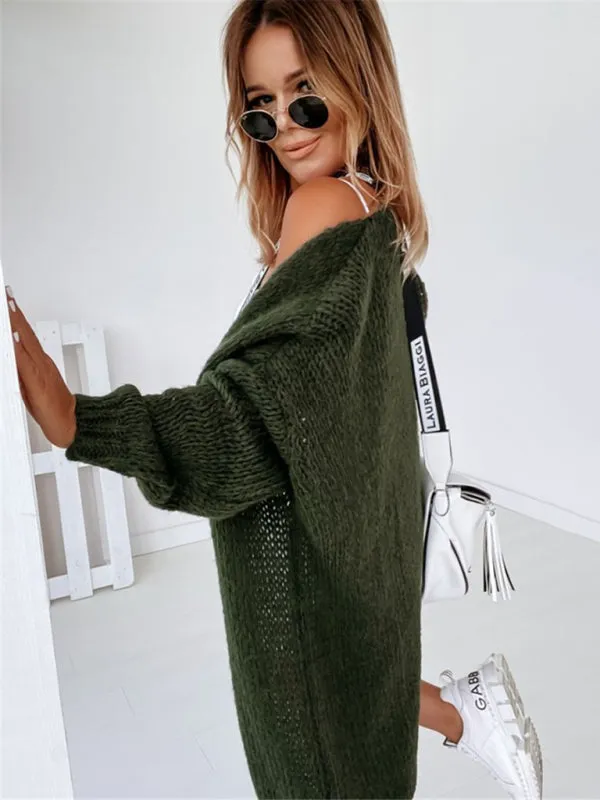 Cozy Open Front Cardigan for Trendy Women