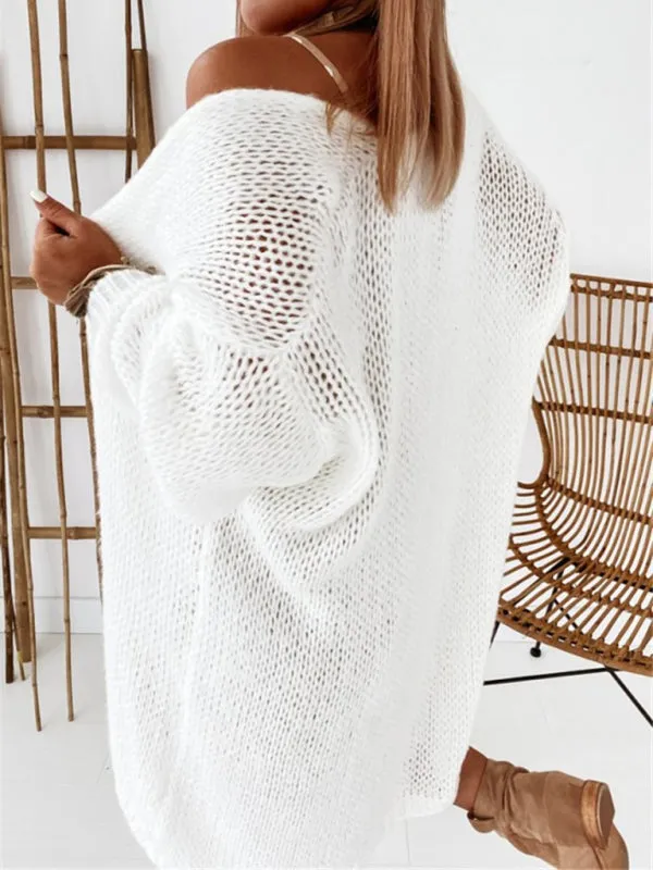 Cozy Open Front Cardigan for Trendy Women