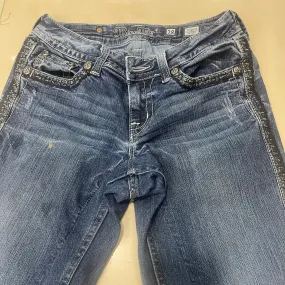 CR110 Reworked Ladies Miss Me Flare Jeans Made Using Original Skinny Miss Me Jeans