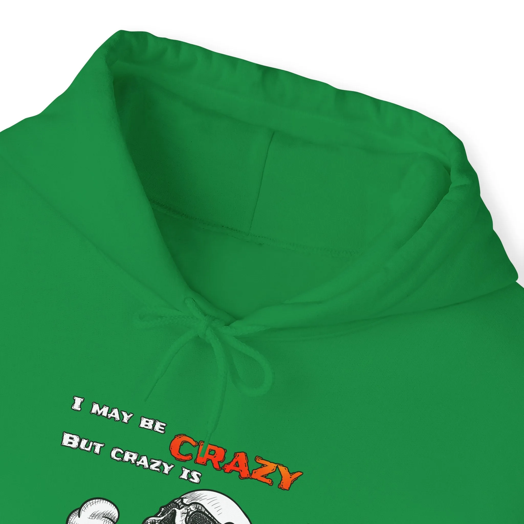 Crazy Skull Unisex Heavy Blend™ Hooded Sweatshirt