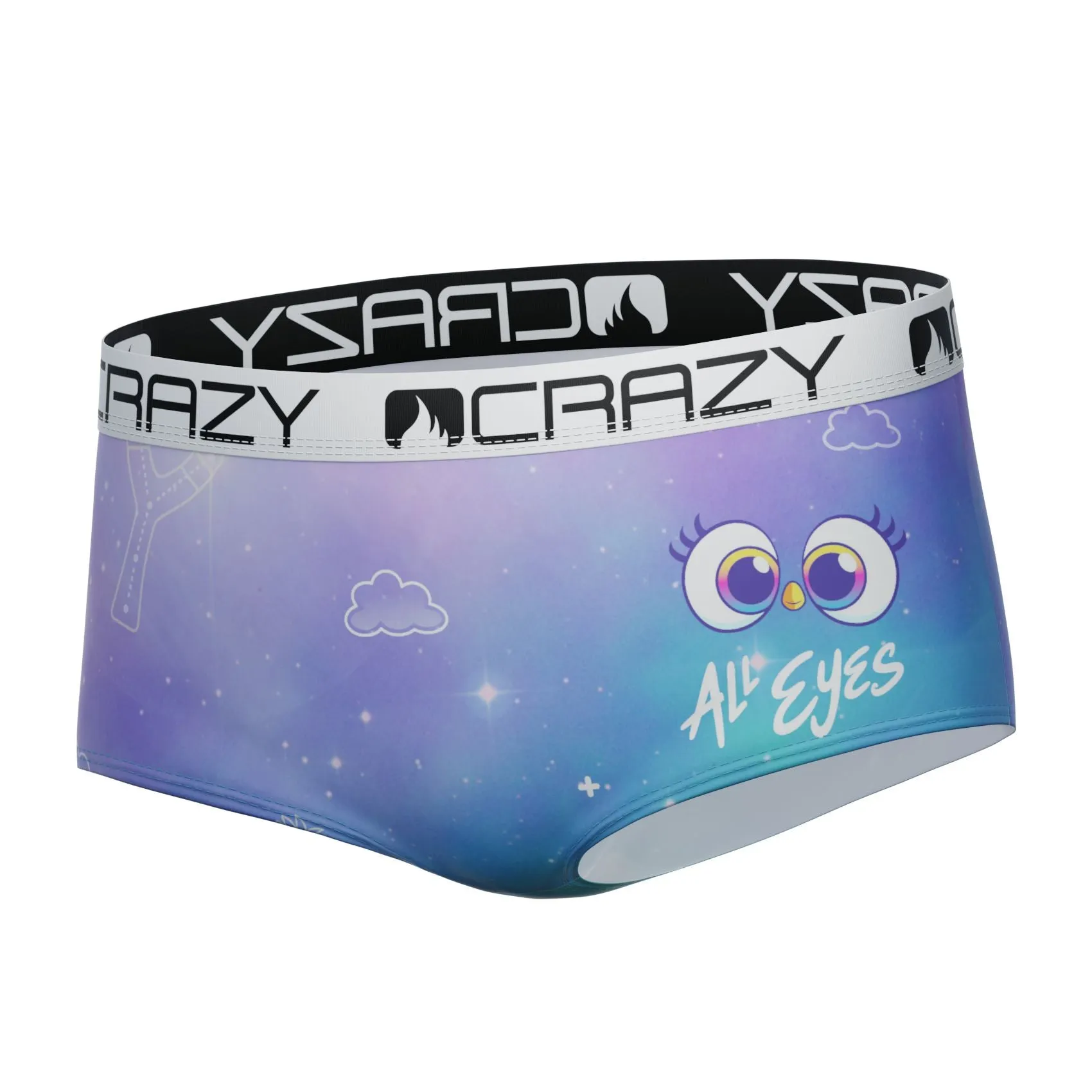 CRAZYBOXER Angry Birds Eyes Women's Cheeky Briefs