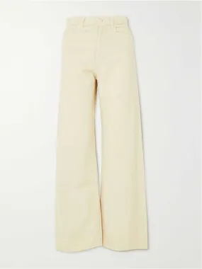 Cream corduroy trousers
