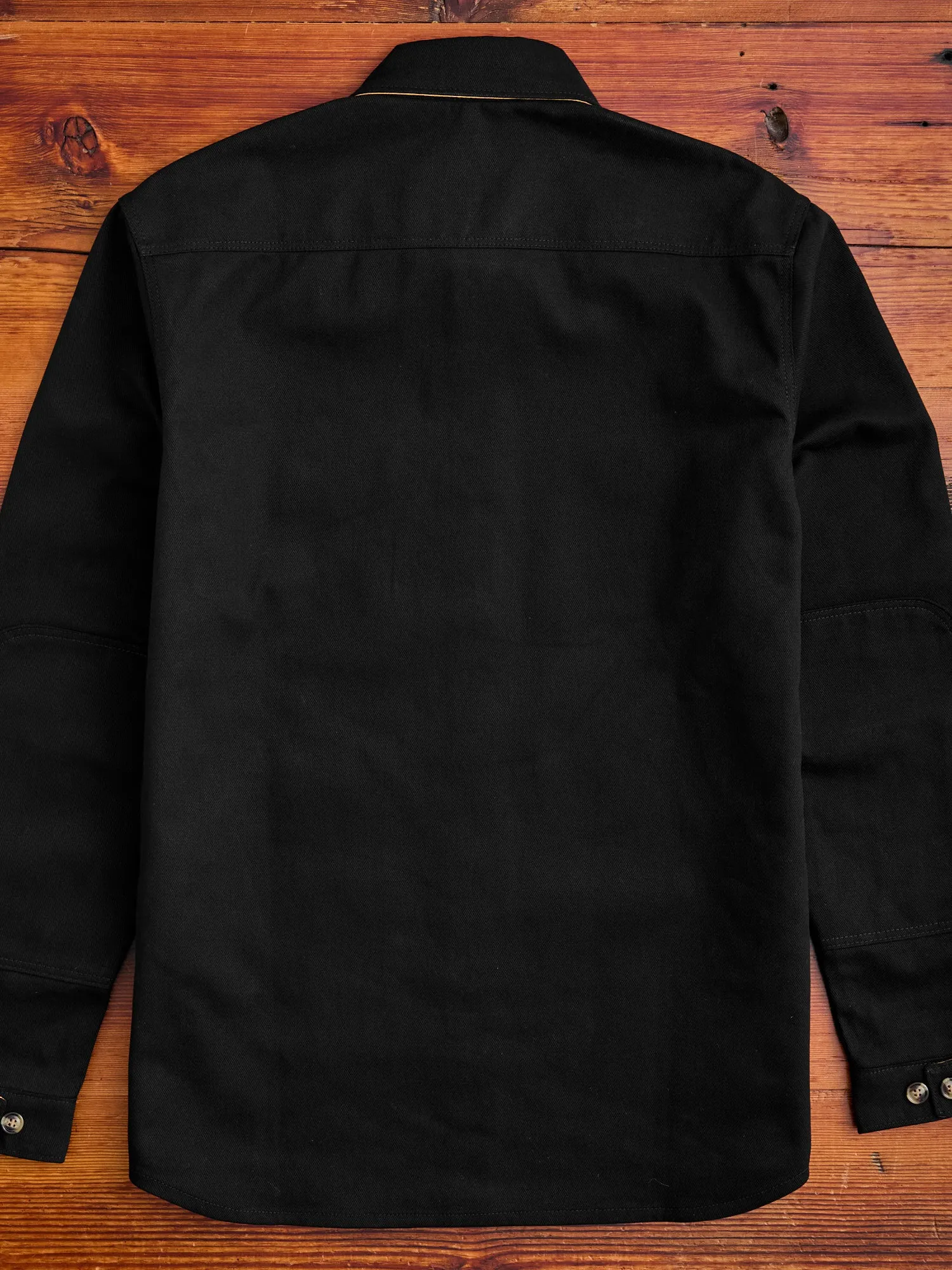 Crissman Denim Overshirt in Den Black