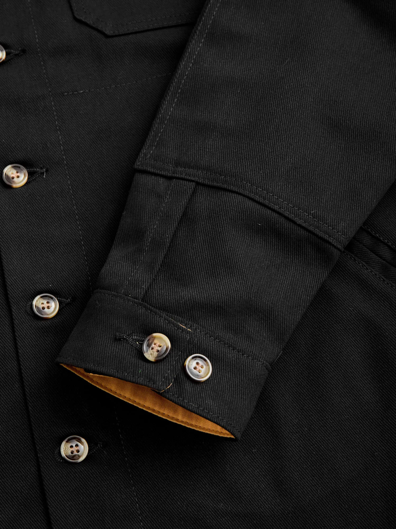 Crissman Denim Overshirt in Den Black