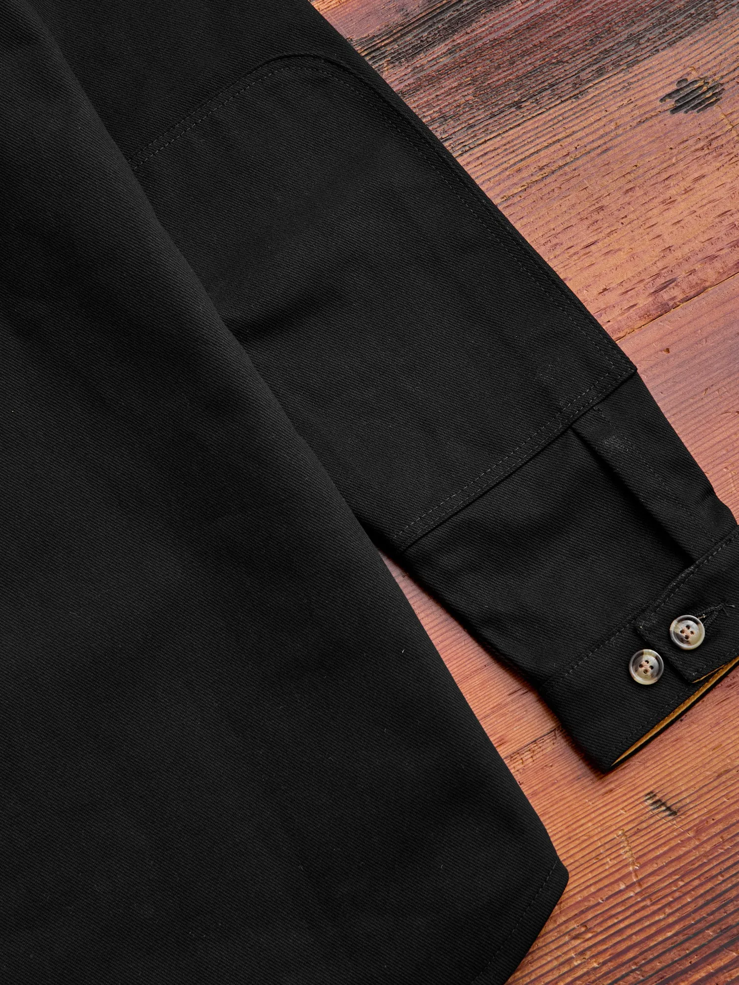 Crissman Denim Overshirt in Den Black