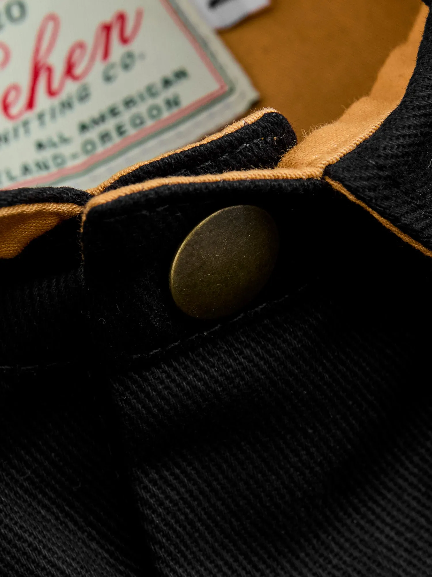 Crissman Denim Overshirt in Den Black