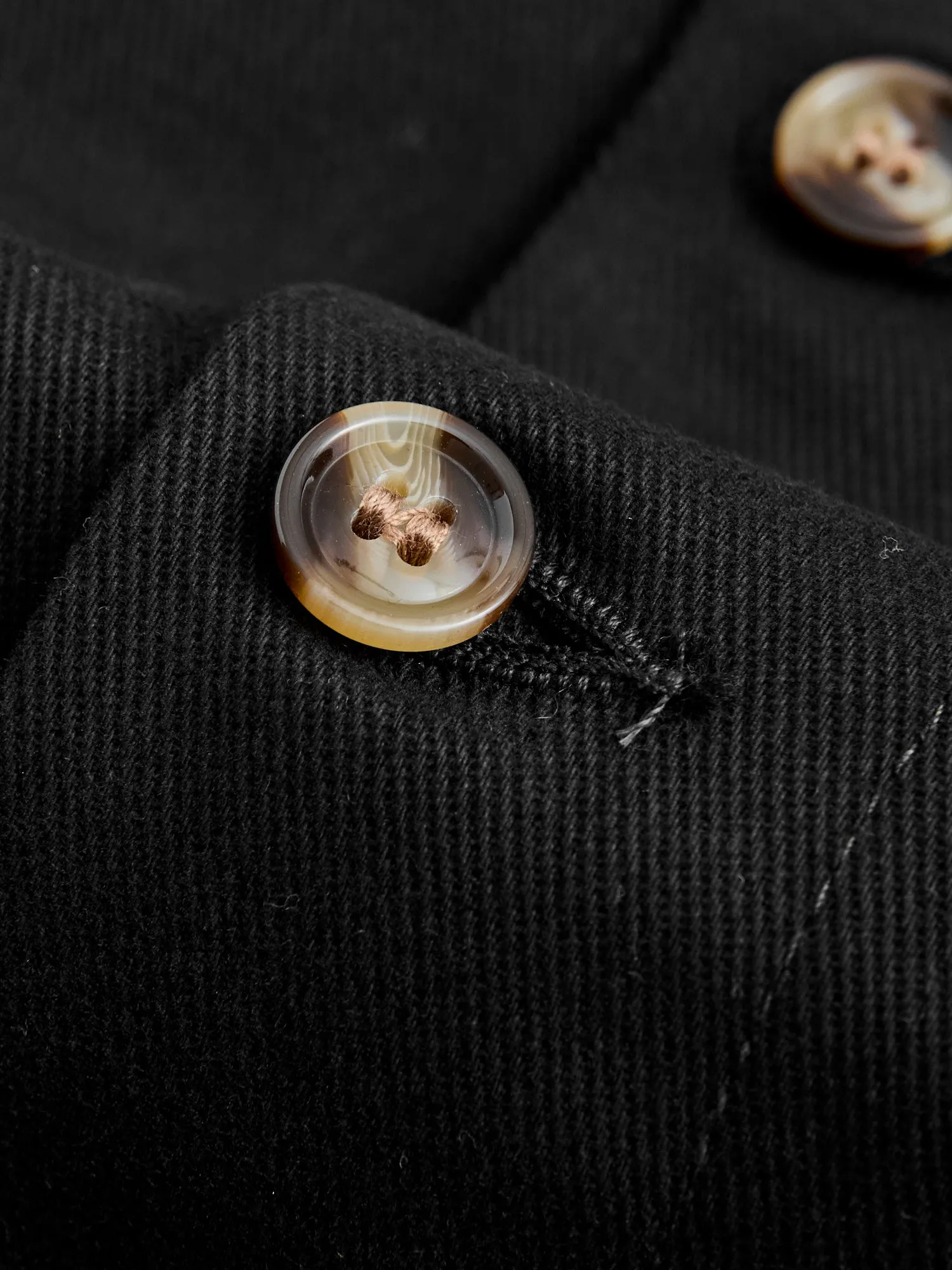 Crissman Denim Overshirt in Den Black