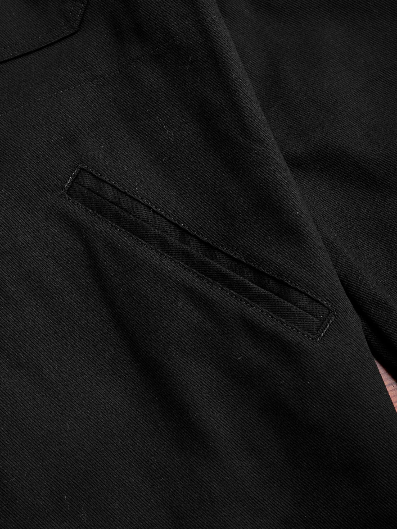 Crissman Denim Overshirt in Den Black