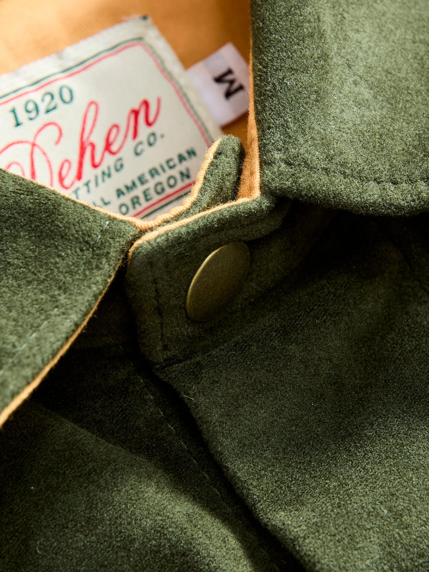 Crissman Overshirt in Loden Moleskin