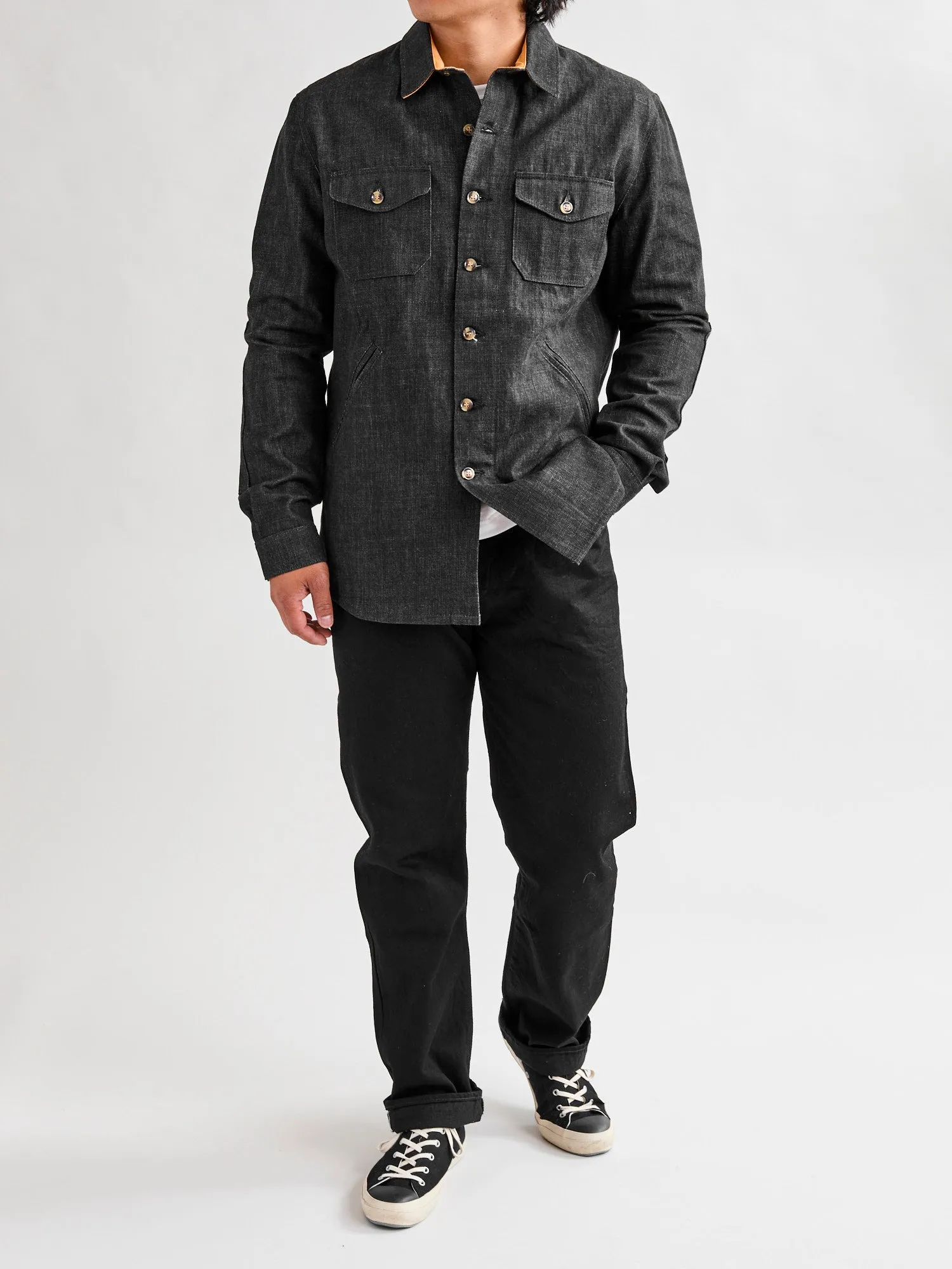 Crissman Overshirt in Slate Denim