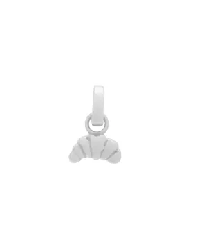 Croissant Pendant Charm - Sterling Silver