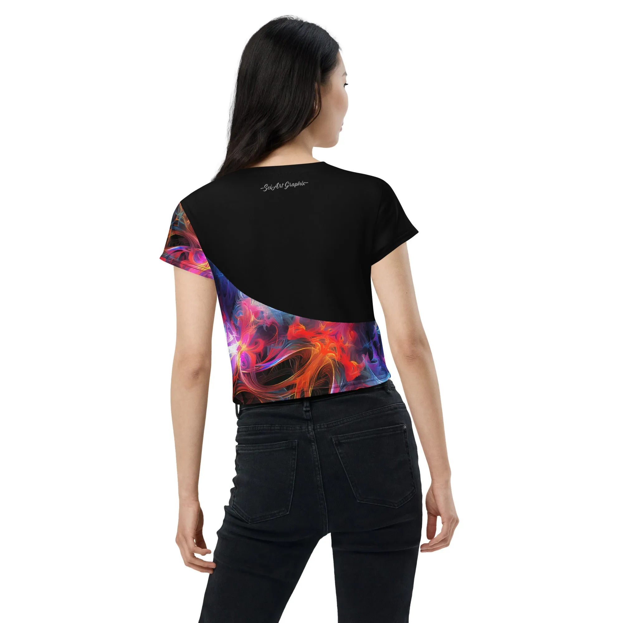 Crop Tee Dancing Colors