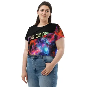 Crop Tee Dancing Colors