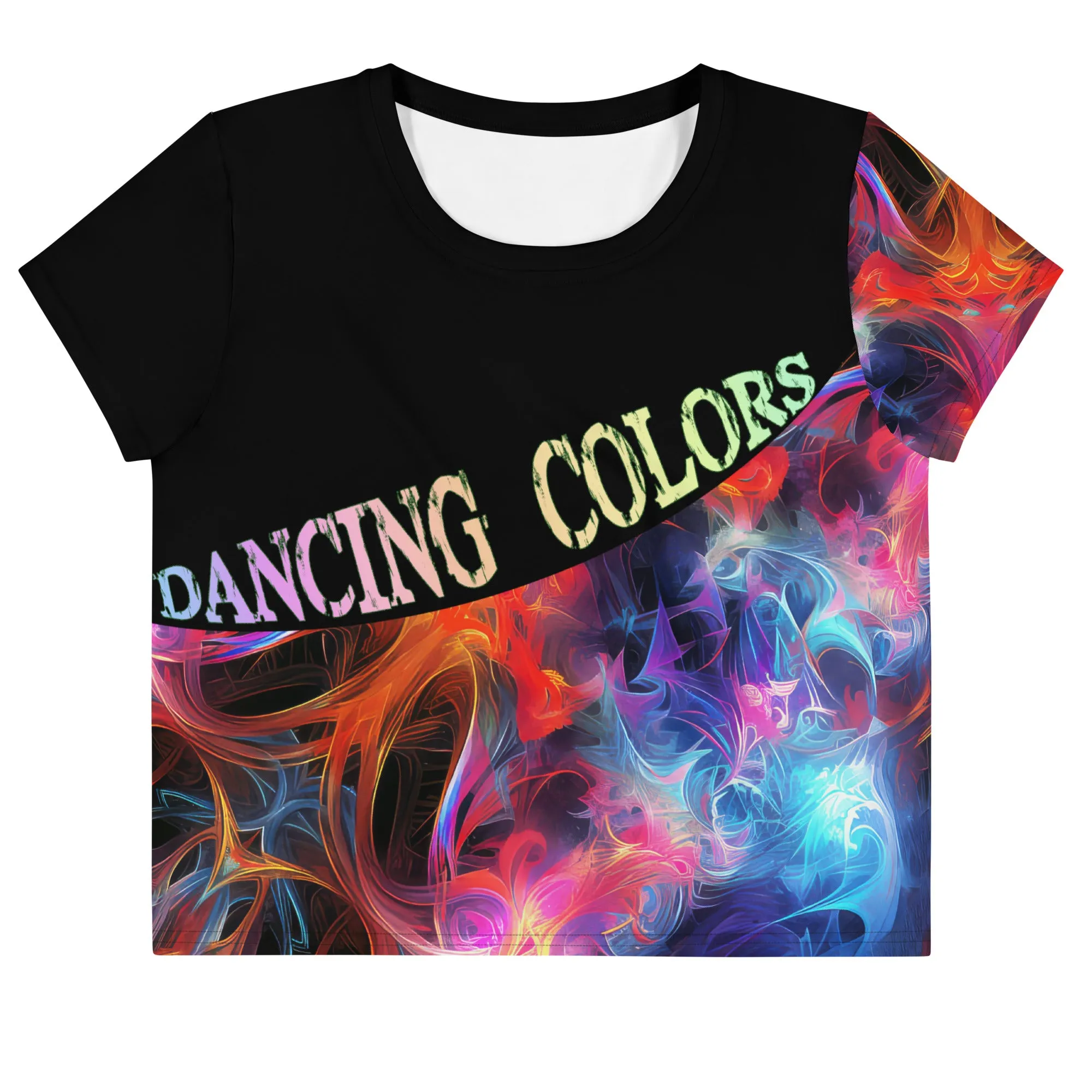 Crop Tee Dancing Colors