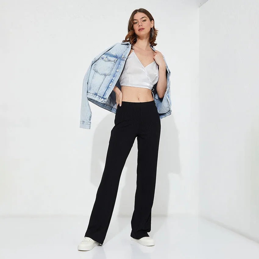 Cropped Strappy Top - Off White