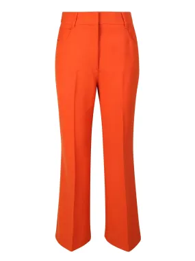 Cropped tailored trousers