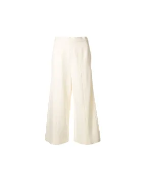 Cropped Wide Leg Trousers