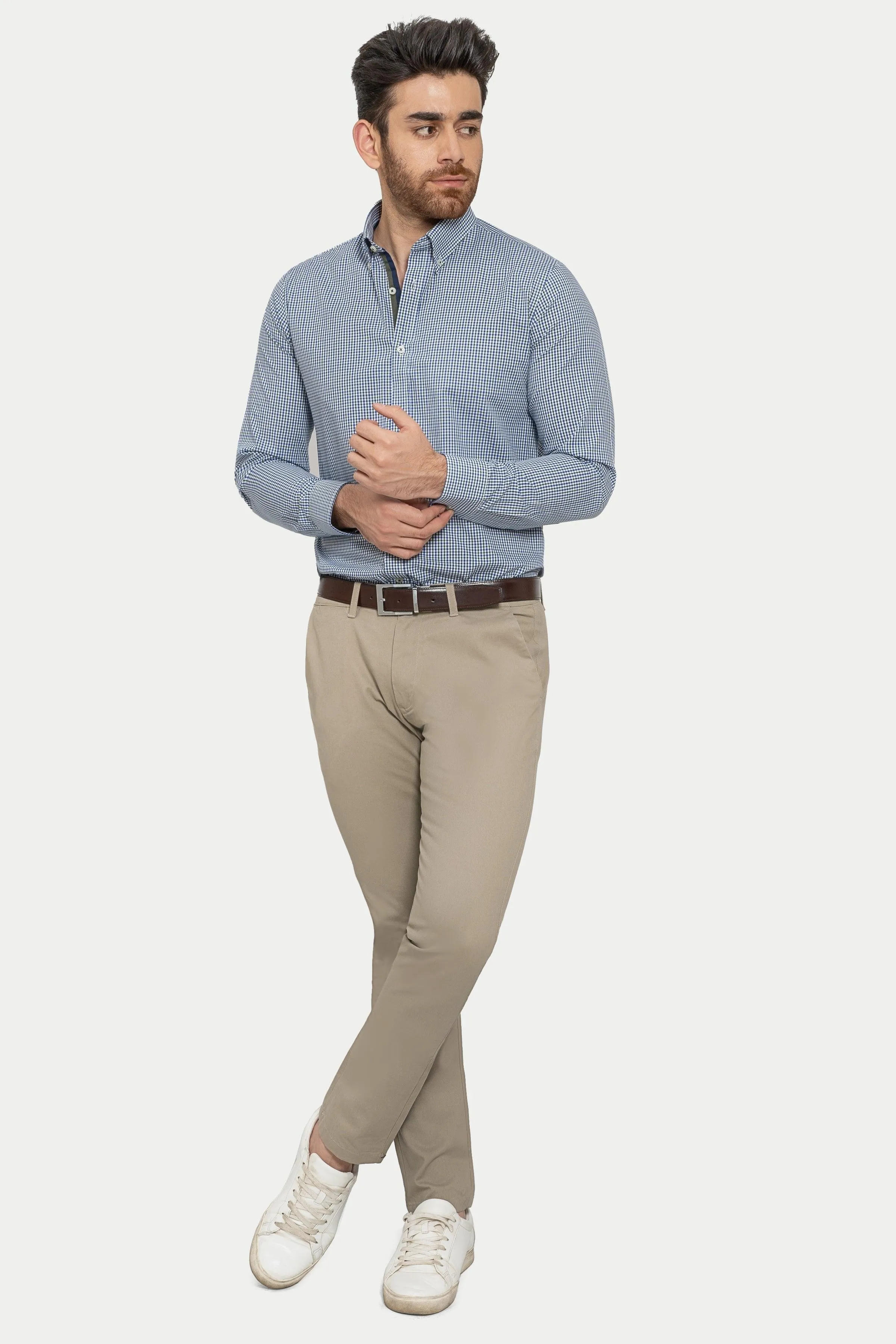 CROSS POCKET CASUAL PANT STONE
