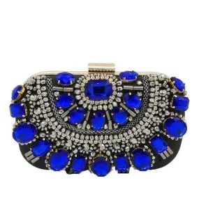 Crystal Evening Purse Metal Clutches