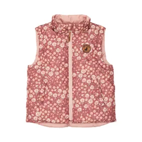 Crywolf Reversible Vest Rosewood Floral