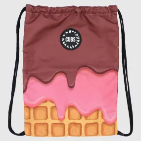 Cubs Chocolate Waffle String Bag