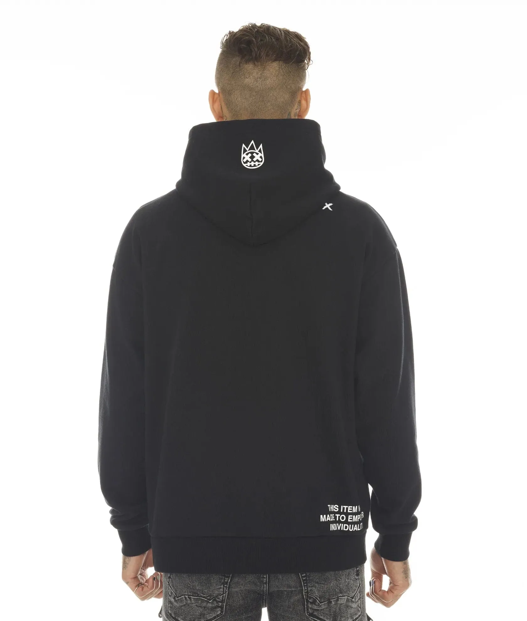Cult Of Individuality - "Novelty" Pullover Sweatshirt (Black) - Relaxed Basic Pullover