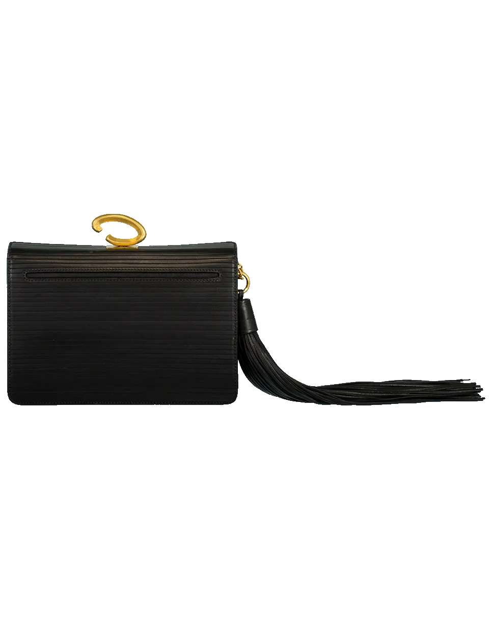 Cuoio Slim Tassel Clutch