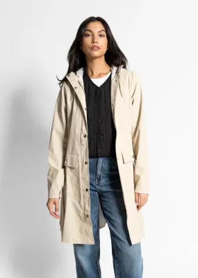 Curve Belted Rain Coat