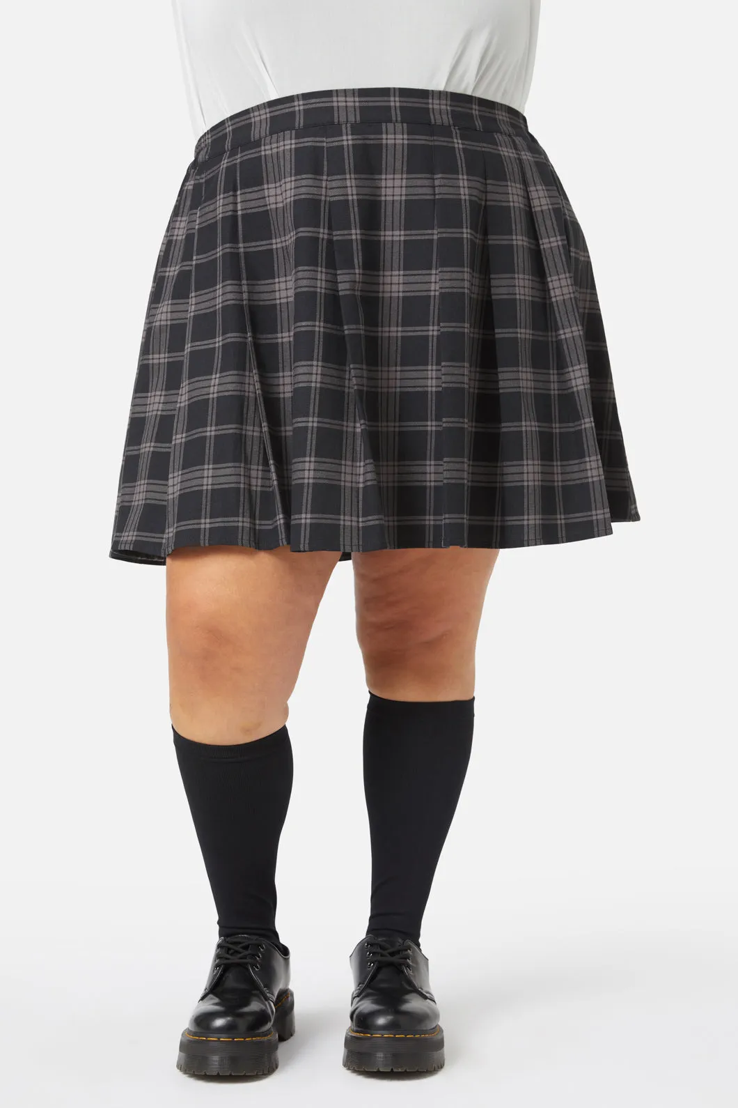 Curve Victoria Tartan Pleated Skirt