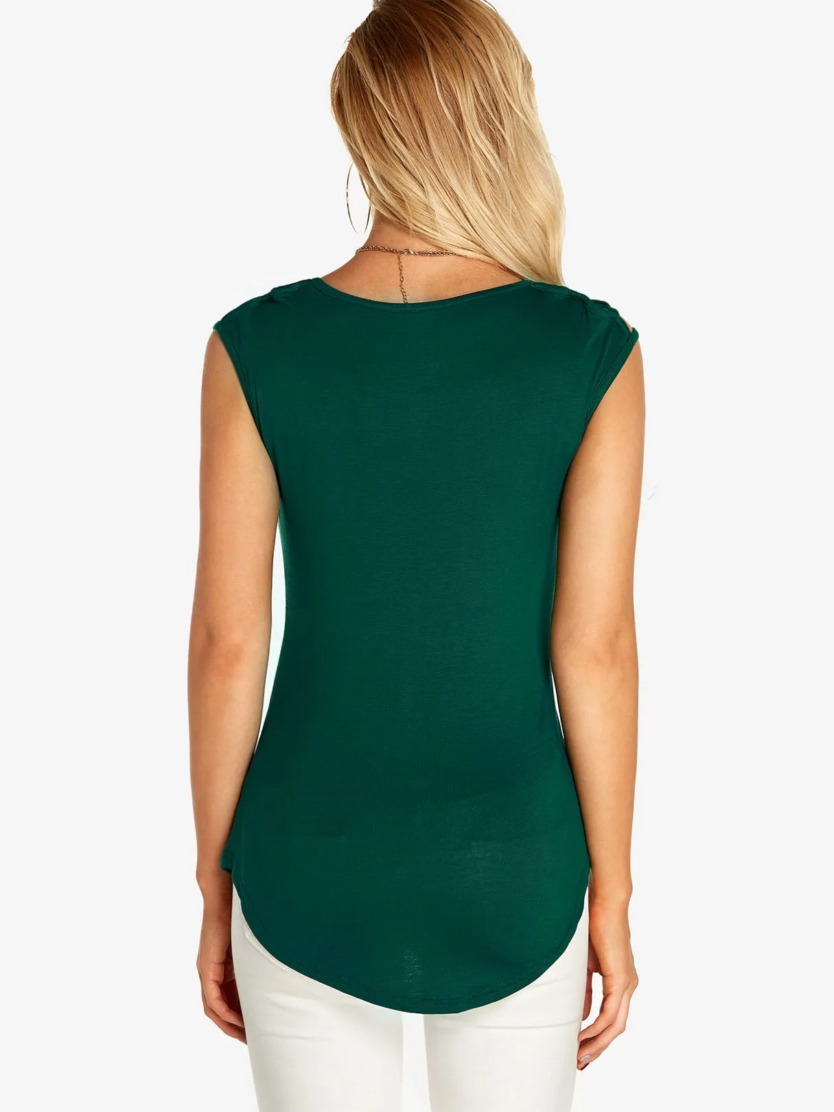 Custom Crew Neck Plain Sleeveless T-Shirts