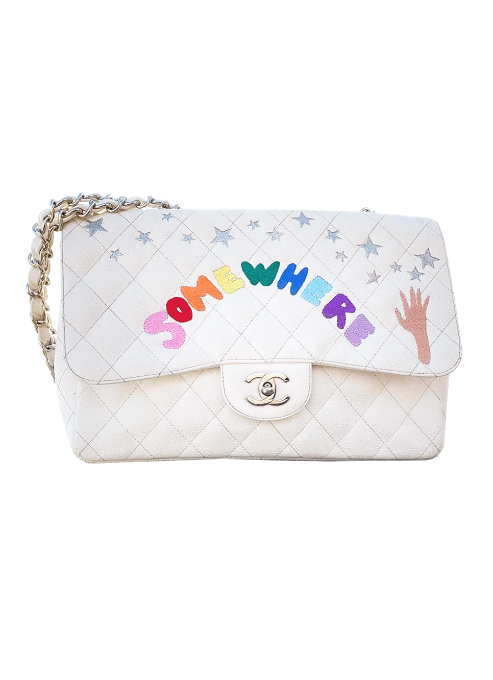 Custom Embroidered Chanel Purse